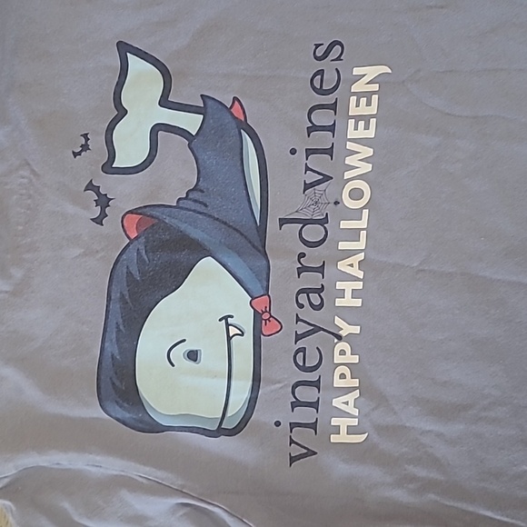 Vineyard Vines  lot of two Halloween Long Sleeve winter whale size S (8-10) - Picture 9 of 9